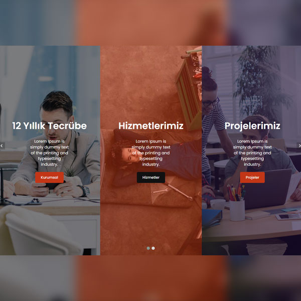 Hazır Kurumsal Web Site